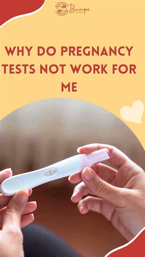 pregnancy test not working